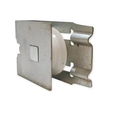 POLEA FINAL PARA RIEL T TURBO POWER (CON BASE METALICA)