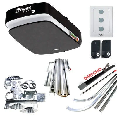 PAQUETE KIT ASCENDENTE TURBO LIGHT RIEL C + KIT DE HERRAJE S