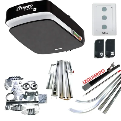 PAQUETE KIT ASCENDENTE TURBO LIGHT RIEL C + KIT DE HERRAJE S