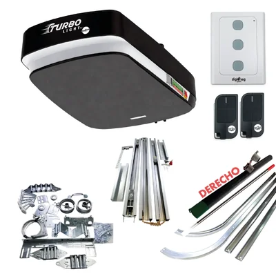 PAQUETE KIT ASCENDENTE TURBO LIGHT RIEL C + KIT DE HERRAJE S