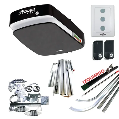 PAQUETE KIT ASCENDENTE TURBO LIGHT RIEL C + KIT DE HERRAJE S