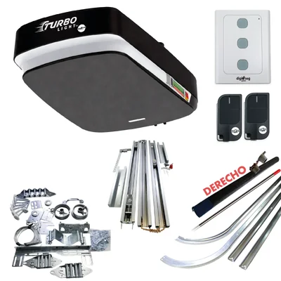 PAQUETE KIT ASCENDENTE TURBO LIGHT RIEL C + KIT DE HERRAJE S