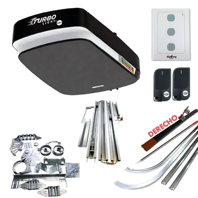 PAQUETE KIT ASCENDENTE TURBO LIGHT RIEL C + KIT DE HERRAJE S