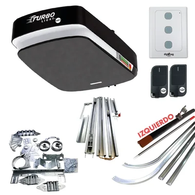 PAQUETE KIT ASCENDENTE TURBO LIGHT RIEL C + KIT DE HERRAJE S