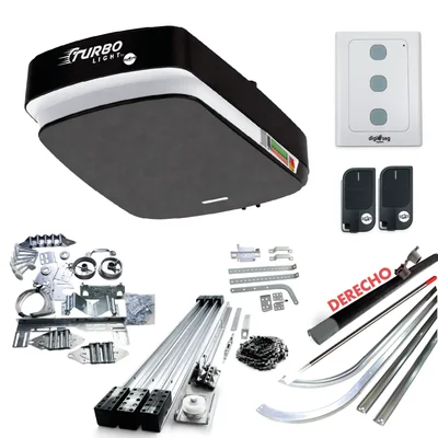 PAQUETE KIT ASCENDENTE TURBO LIGHT RIEL T + KIT DE HERRAJE S