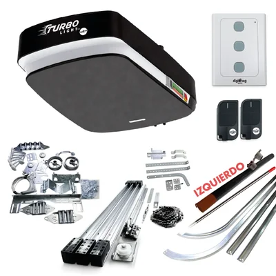 PAQUETE KIT ASCENDENTE TURBO LIGHT RIEL T + KIT DE HERRAJE S