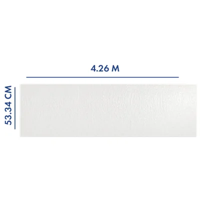 PANEL PARA PORTÓN BLANCO 4.26 M LARGO X 53.34 CM ANCHO