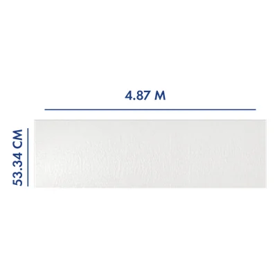 PANEL PARA PORTÓN BLANCO 4.87 M  LARGO x 53.34 CM ANCHO
