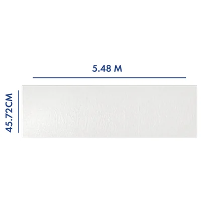 PANEL PARA PORTÓN BLANCO 5.48 M LARGO X 45.72 CM ANCHO