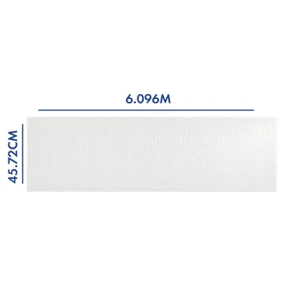 PANEL PARA PORTÓN BLANCO 6.096 M LARGO X 45.72 CM ANCHO