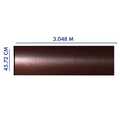 PANEL PARA PORTÓN COLOR CHOCOLATE 3.048 M LARGO X 45.72 CM A