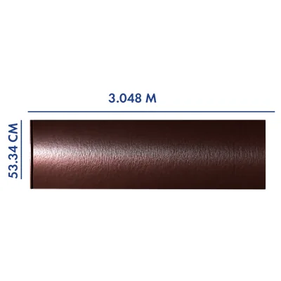 PANEL PARA PORTÓN COLOR CHOCOLATE 3.048 M LARGO X 53.34 CM A