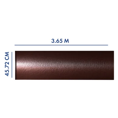 PANEL PARA PORTÓN COLOR CHOCOLATE 3.65 M LARGO X 45.72 CM ANC