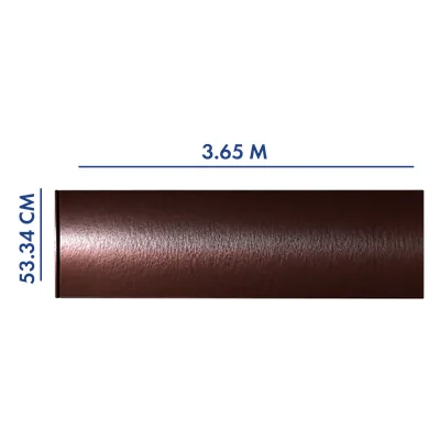 PANEL PARA PORTÓN COLOR CHOCOLATE 3.65 M LARGO X 53.34 CM AN
