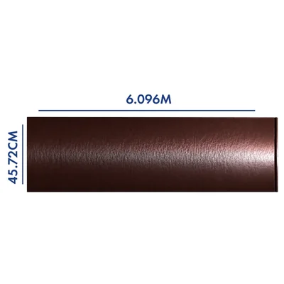 PANEL PARA PORTÓN COLOR CHOCOLATE 6.096 M LARGO X 45.72 CM A