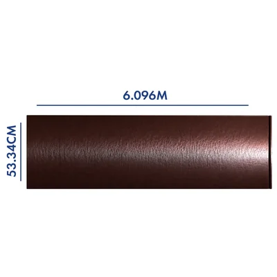 PANEL PARA PORTÓN COLOR CHOCOLATE 6.096 M LARGO X 53.34 CM A – imagen 1