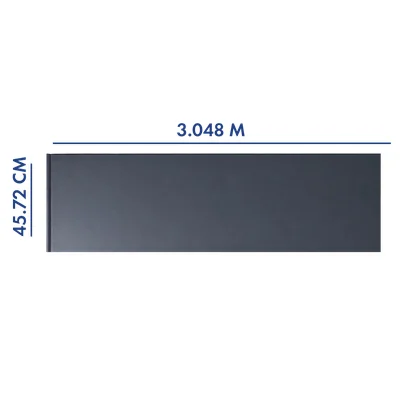 PANEL PARA PORTÓN COLOR GRIS 3.048 M LARGO X 45.72 CM ANCHO