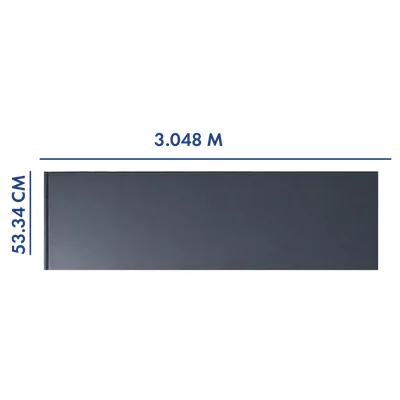 PANEL PARA PORTÓN COLOR GRIS 3.048 M LARGO X 53.34 CM ANCHO