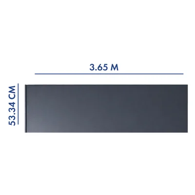 PANEL PARA PORTÓN COLOR GRIS 3.65 M LARGO X 53.34 CM ANCHO