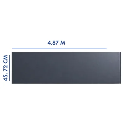PANEL PARA PORTÓN COLOR GRIS 4.87 M LARGO X 45.72 CM ANCHO