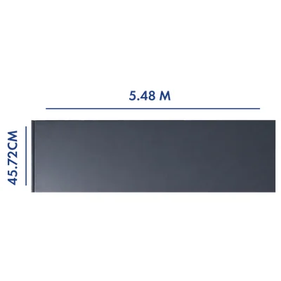 PANEL PARA PORTÓN COLOR GRIS 5.48 M LARGO X 45.72 CM ANCHO