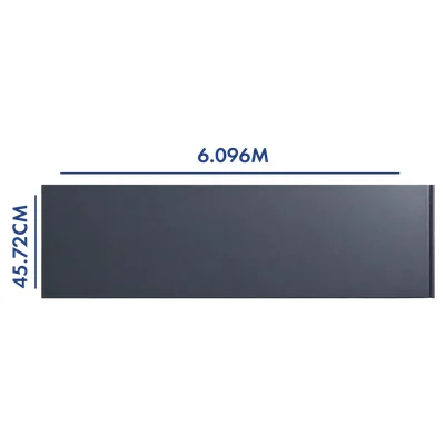 PANEL PARA PORTÓN COLOR GRIS 6.096 M LARGO X 45.72 CM ANCHO