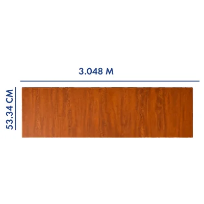 PANEL PARA PORTÓN COLOR ROBLE 3.048 M LARGO X 53.34 CM ANCHO
