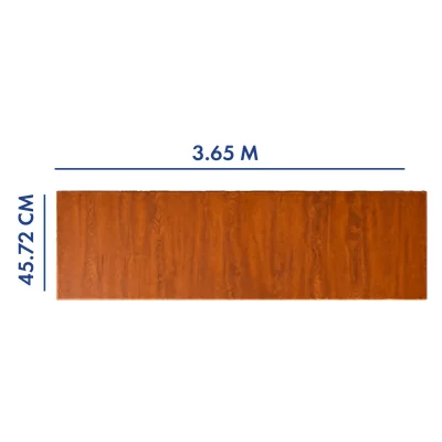 PANEL PARA PORTÓN COLOR ROBLE 3.65 M LARGO X 45.72 CM ANCH