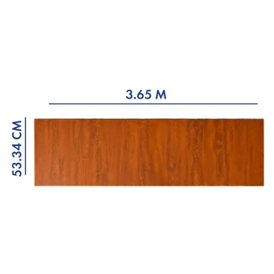PANEL PARA PORTÓN COLOR ROBLE 3.65 M LARGO X 53.34 CM ANCHO – imagen 1