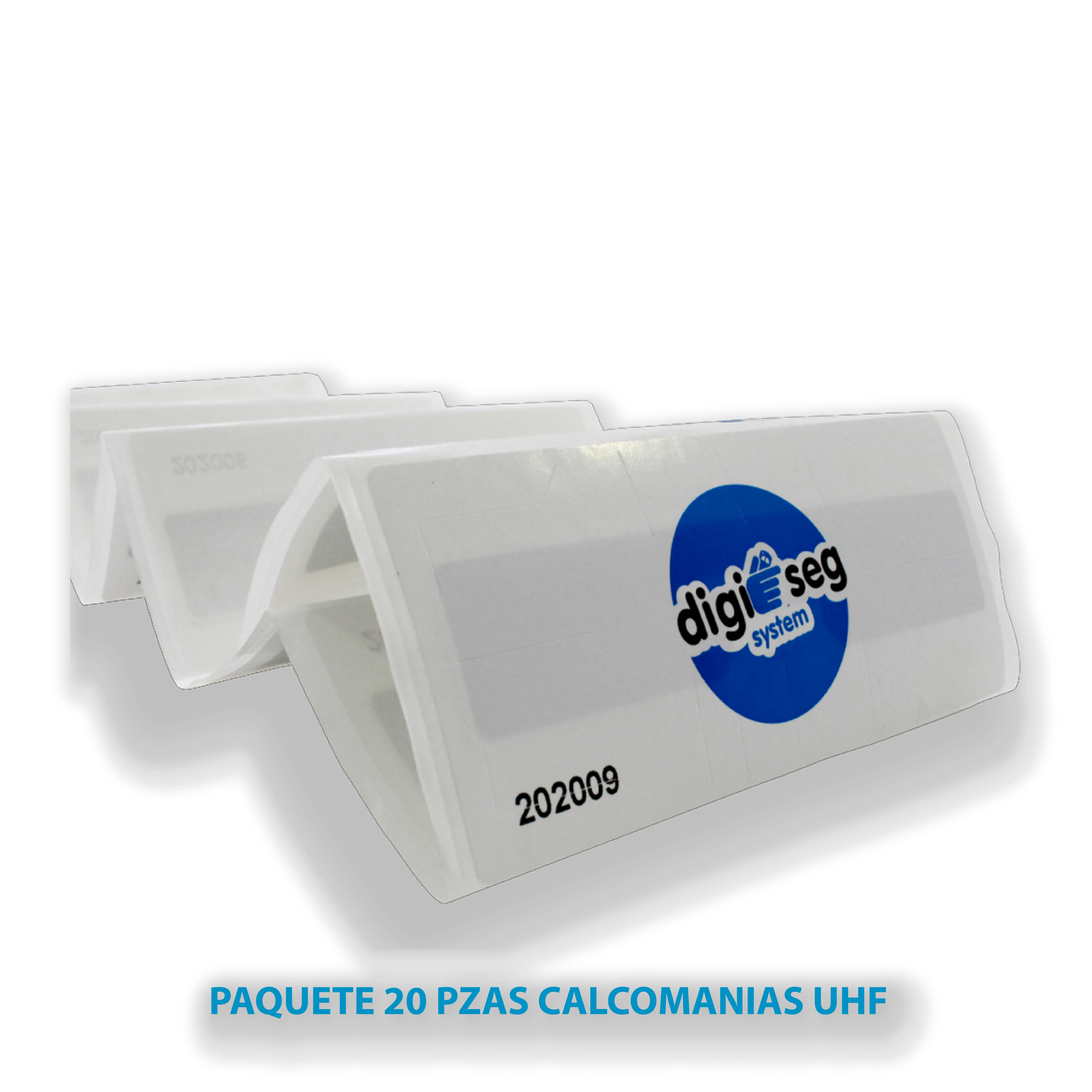 PAQUETE 20 PZAS CALCOMANIAS UHF