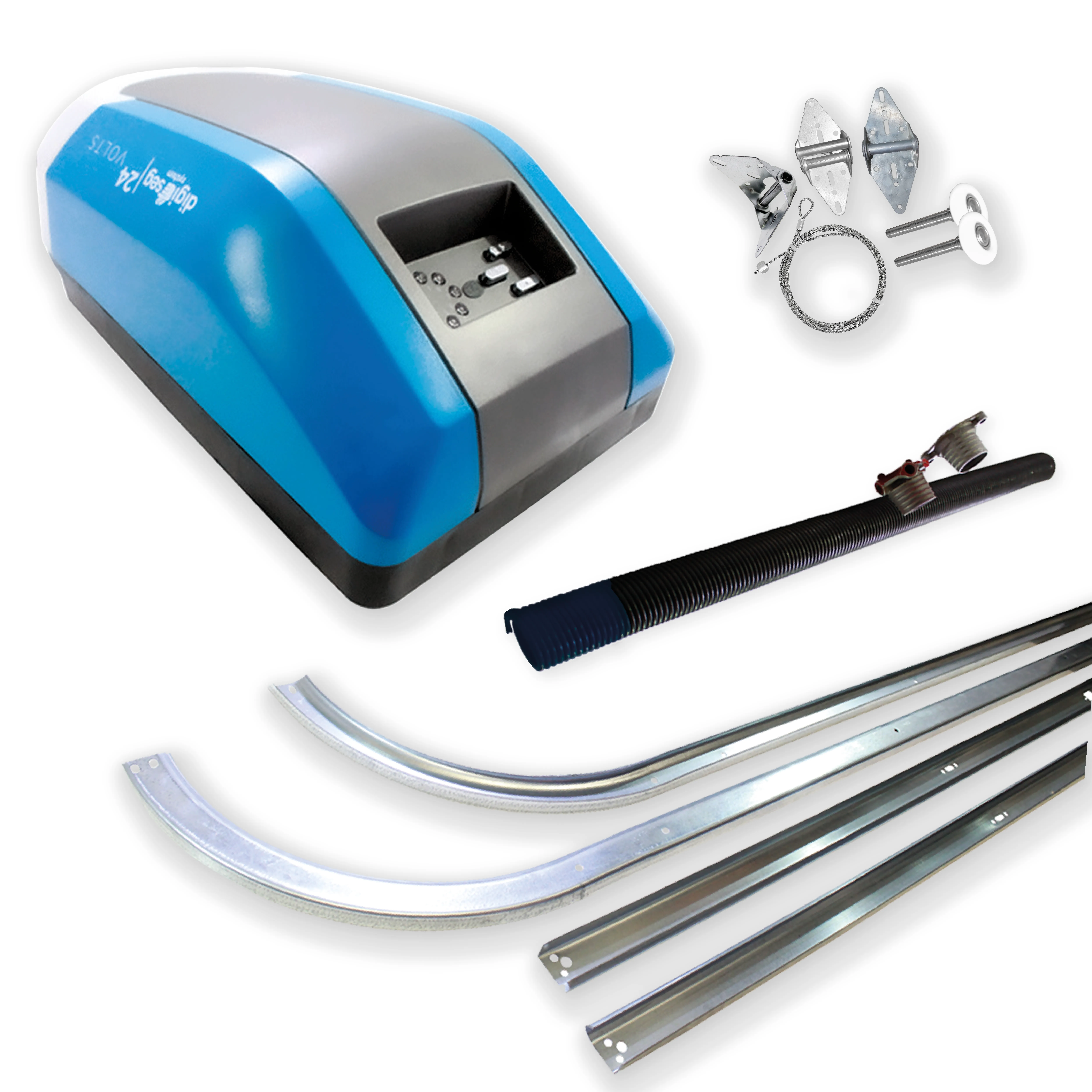 MOTOR DE CADENA 1000N 2601+KIT DE HERRAJES 8X8 RES AZUL