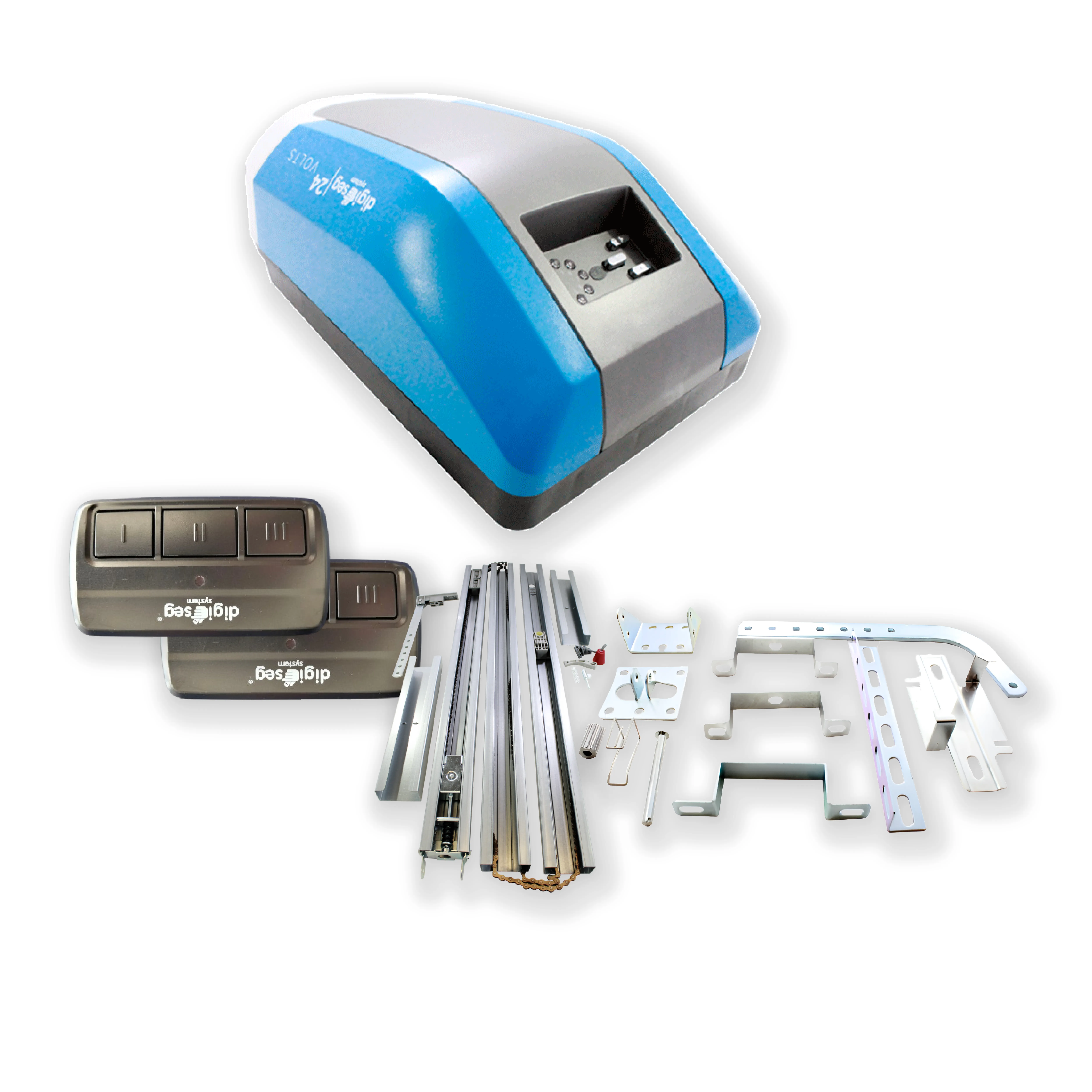 KIT MOTOR DE CADENA 1000 N DGS C/ RIEL DE CANALETA