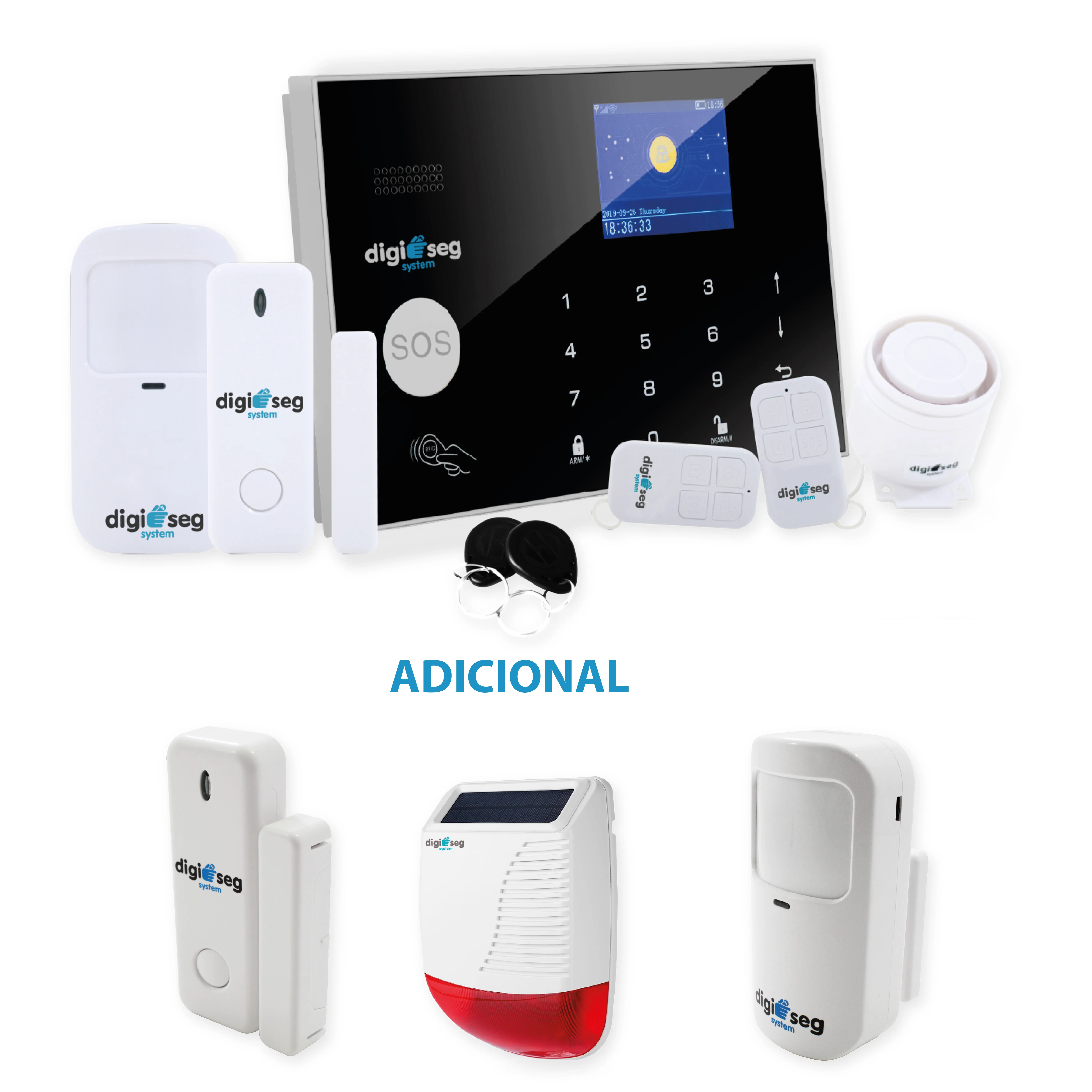 KIT PREMIUM PROMO 4G + SIRENA SOLAR